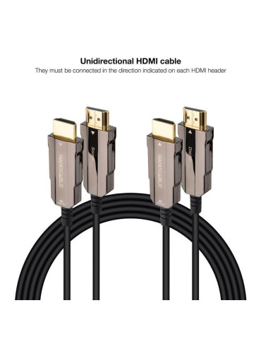 Cable HDMI 2.0 AOC 4K Nanocable 10.15.2040/ HDMI Macho - HDMI Macho/ 40m/ Negro 2