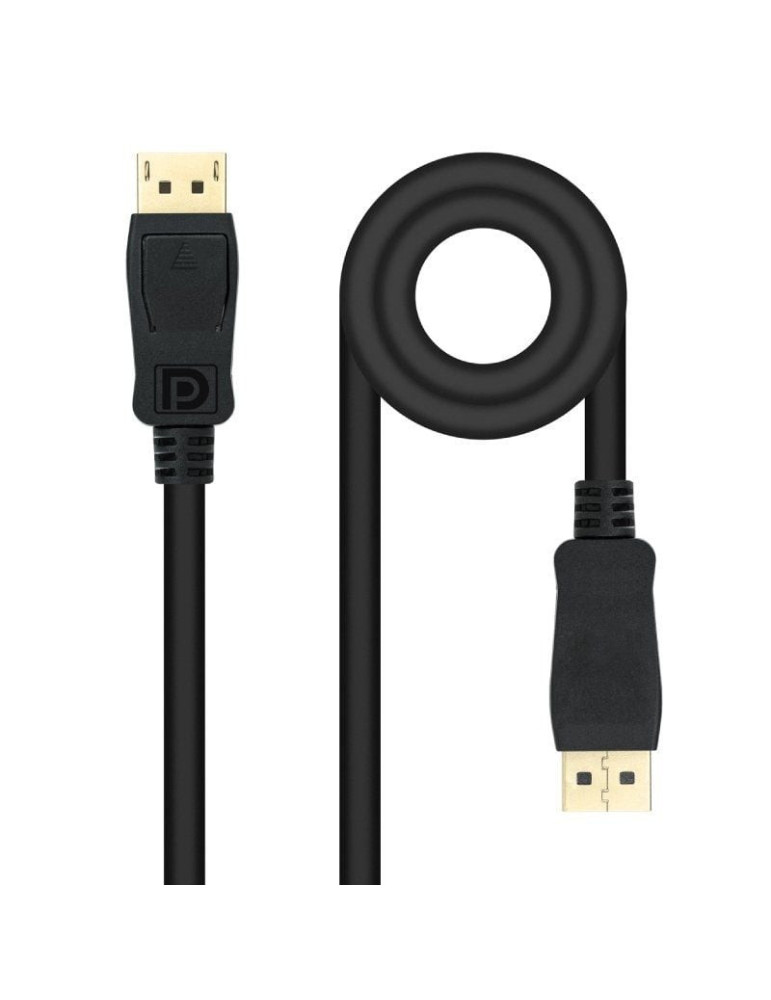 Cable DisplayPort Nanocable 10.15.2602/ DisplayPort Macho - DisplayPort Macho/ 2m/ Negro Cable DisplayPort Nanocable 10.15.2602/ DisplayPort Macho - DisplayPort Macho/ 2m/ Negro