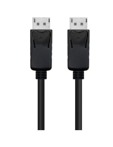 Cable DisplayPort Nanocable 10.15.2701/ DisplayPort Macho - DisplayPort Macho/ 1m/ Negro 2
