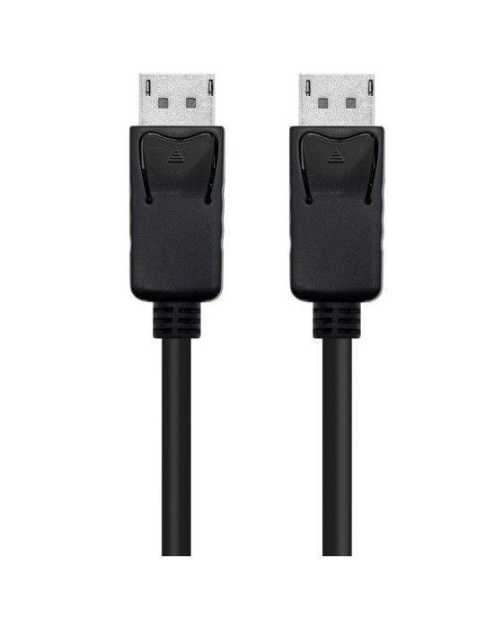 Cable DisplayPort Nanocable 10.15.2701/ DisplayPort Macho - DisplayPort Macho/ 1m/ Negro