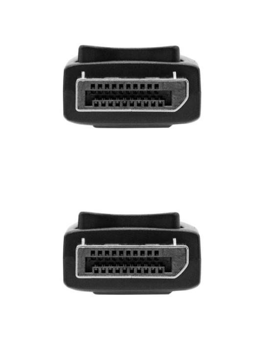 Cable DisplayPort Nanocable 10.15.2701/ DisplayPort Macho - DisplayPort Macho/ 1m/ Negro