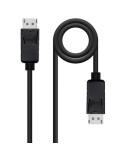 Cable DisplayPort 1.4 8K Nanocable 10.15.2803/ DisplayPort Macho - DisplayPort Macho/ 3m/ Certificado/ Negro