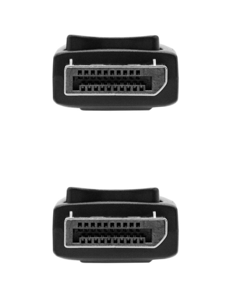 Cable DisplayPort 1.4 8K Nanocable 10.15.2803/ DisplayPort Macho - DisplayPort Macho/ 3m/ Certificado/ Negro