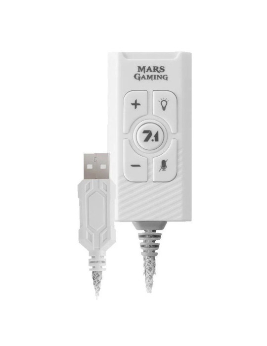 Tarjeta de Sonido Mars Gaming MSC2/ 7.1/ Blanca