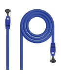 Cable de Red RJ45 SSTP Nanocable 10.20.2000-BL Cat.8.1/ 50cm/ Azul