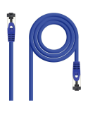 Cable de Red RJ45 SSTP Nanocable 10.20.2000-L25-BL Cat.8.1/ 25cm/ Azul