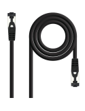 Cable de Red RJ45 SSTP Nanocable 10.20.2000-L30-BK Cat.8.1/ 30cm/ Negro