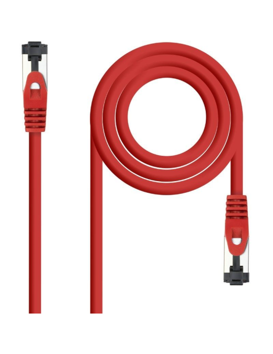 Cable de Red RJ45 SSTP Nanocable 10.20.2000-R Cat.8.1/ 50cm/ Rojo Cable de Red RJ45 SSTP Nanocable 10.20.2000-R Cat.8.1/ 50cm/ Rojo
