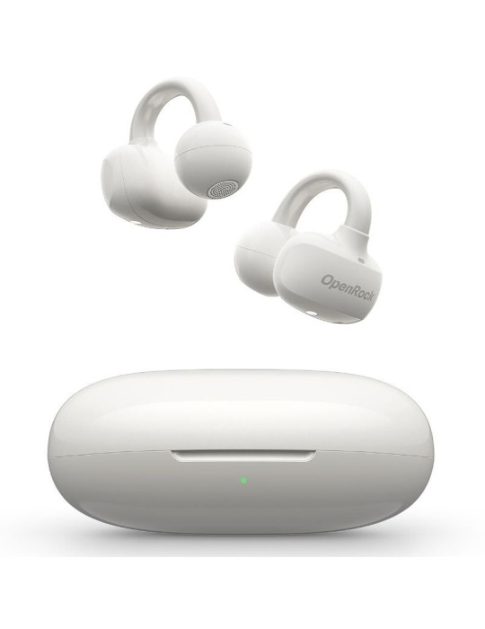 Auriculares Deportivos de Conducción Aérea OpenRock E OPACE02 V2 con estuche de carga/ Autonomía 7h/ Blancos