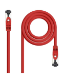 Cable de Red RJ45 SSTP Nanocable 10.20.2002-R Cat.8.1/ 2m/ Rojo