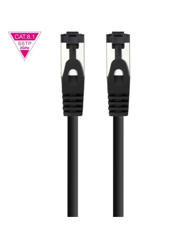 Cable de Red RJ45 SSTP Nanocable 10.20.2005-BK Cat.8.1/ 3m/ Negro 2