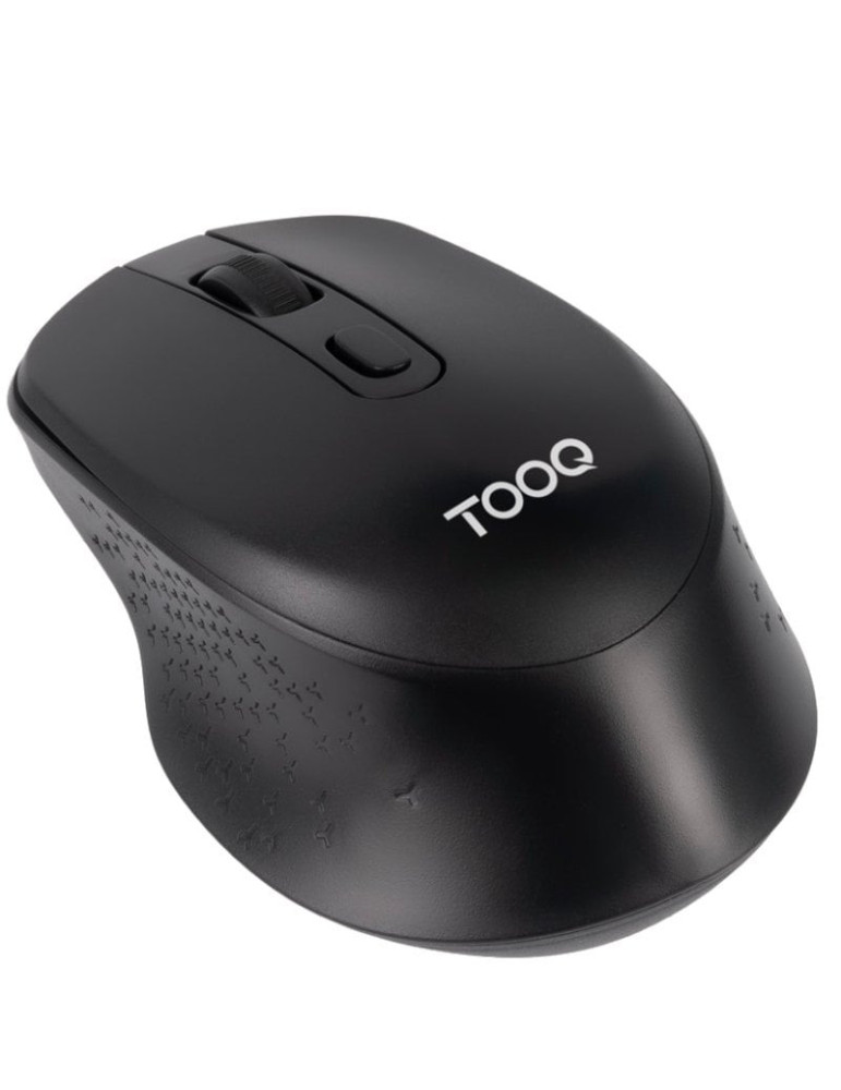 Ratón Inalámbrico TooQ TQMW-1101-B/ Hasta 1600 DPI