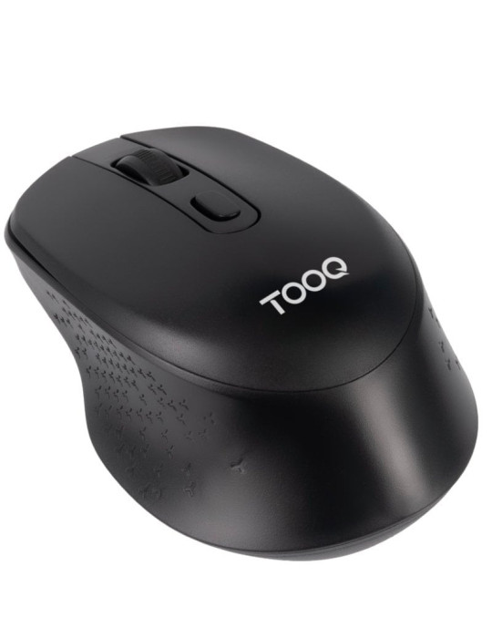 Ratón Inalámbrico TooQ TQMW-1101-B/ Hasta 1600 DPI
