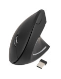 Ratón Vertical Inalámbrico TooQ TQMWG-1104-B/ Hasta 3200 DPI