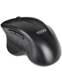 Ratón Ergonómico Inalámbrico TooQ TQMWG-1105-B/ Hasta 1600 DPI