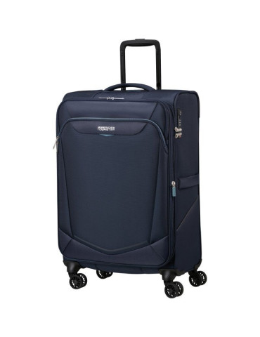 Maleta Mediana American Tourister SummerRide Spinner 69cm/ 69x43x29cm/ 4 Ruedas/ Azul Marino 2