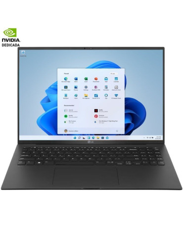 Portátil LG Gram 16Z90R-E AD78B Intel Core i7-1360P/ 32GB/ 1TB SSD/ GeForce RTX 3050/ 16"/ Win11