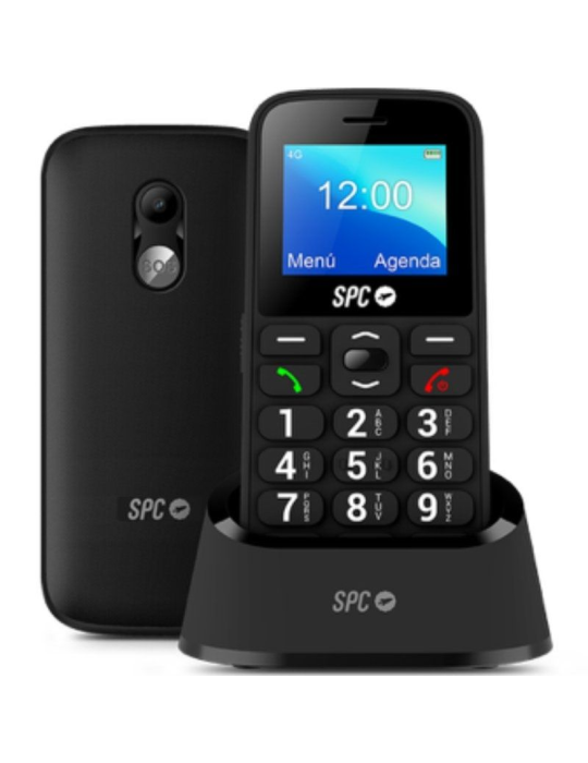 Teléfono Móvil SPC Fortune 2 4G para Personas Mayores/ Negro Teléfono Móvil SPC Fortune 2 4G para Personas Mayores/ Negro