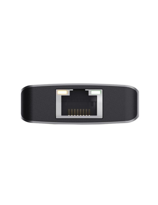 Docking USB Tipo-C Trust Dalyx/ 2xUSB/ 2xUSB Tipo-C/ 1xHDMI 4K/ 1xRJ45/ Gris