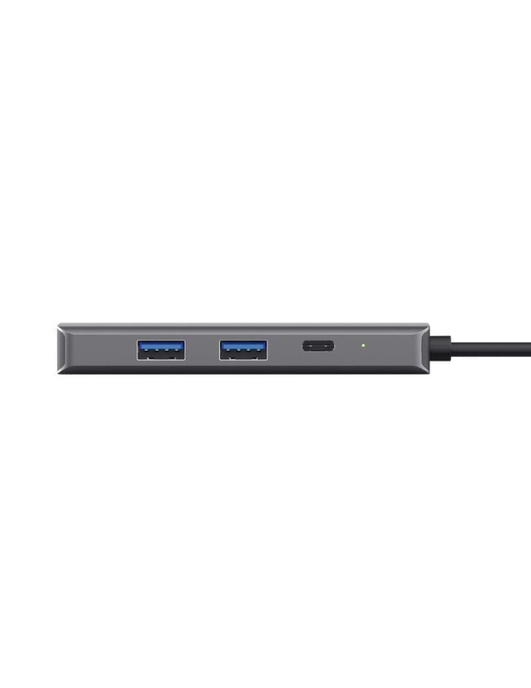 Docking USB Tipo-C Trust Dalyx/ 2xUSB/ 2xUSB Tipo-C/ 1xHDMI 4K/ 1xRJ45/ Gris