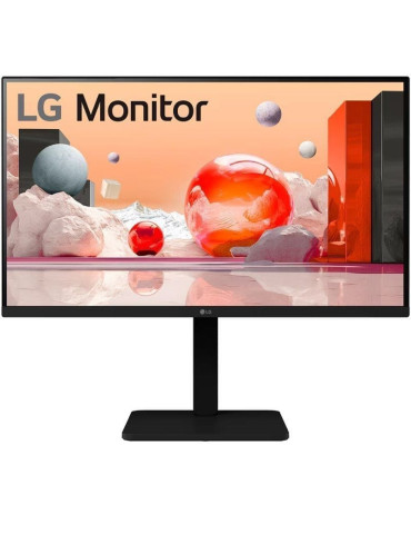 Monitor Profesional LG 24BA560-B 24"/ Full HD/ Multimedia/ Regulable en altura/ Negro