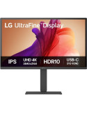 Monitor Profesional LG 27U730A-B 27"/ 4K/ Multimedia/ Regulable en altura/ Negro
