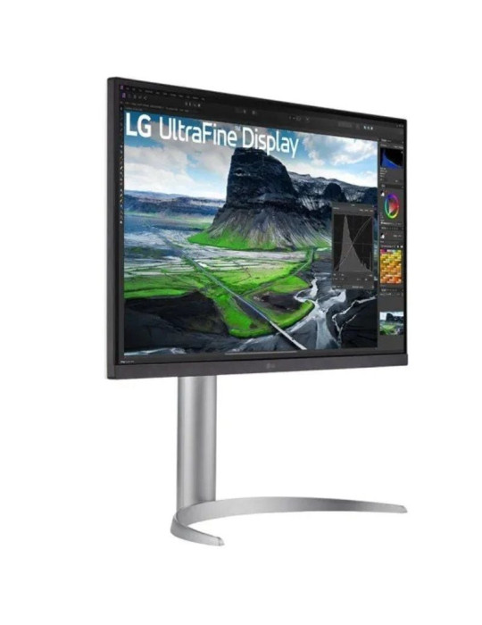 Monitor Profesional LG 27UQ850-W 27"/ 4K/ Multimedia/ Regulable en altura/ Plata