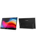 Monitor Portátil Táctil Verbatim Touch Light 14"/ Full HD/ Multimedia/ Negro