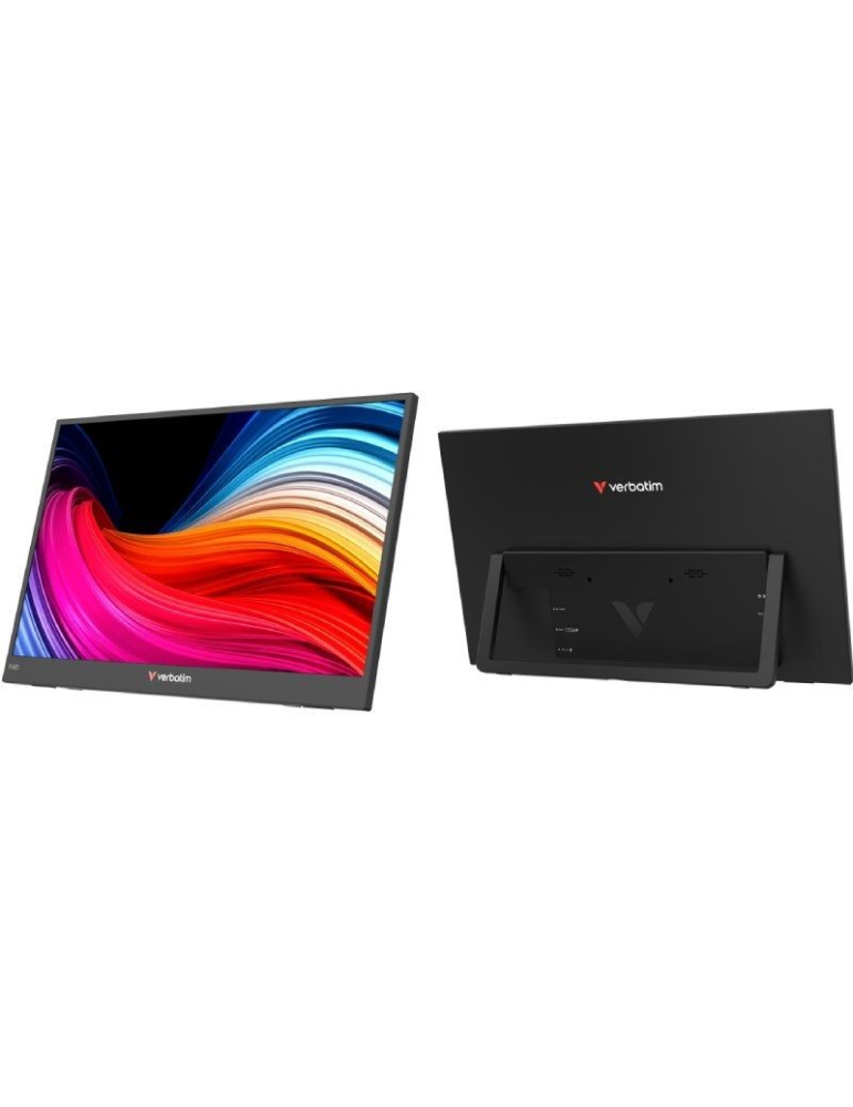 Monitor Portátil Verbatim Non-Touch Light 15.6"/ Full HD/ Multimedia/ Negro Monitor Portátil Verbatim Non-Touch Light 15.6"/ Full HD/ Multimedia/ Negro