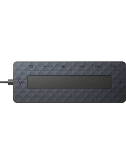 Docking USB Tipo-C HP 50H55UT/ 1xUSB Tipo-C/ 2xUSB/ 1xHDMI 4K/ 1xDisplayPort/ 1xRJ45/ 1xUSB Tipo-C PD/ Negro y Azul