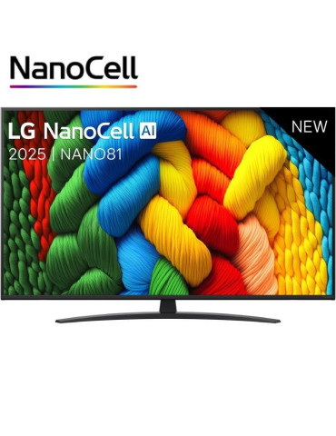 Televisor LG NanoCell 50NANO81A6A 50"/ Ultra HD 4K/ Smart TV/ WiFi