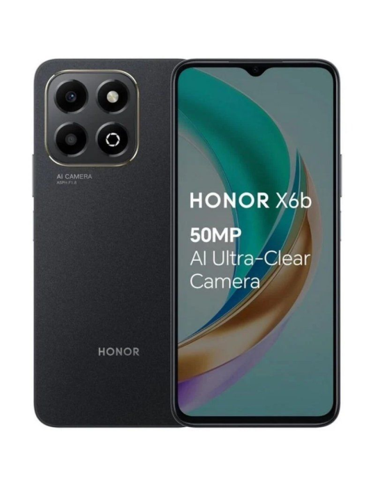 Smartphone Honor X6B 4GB/ 128GB/ 6.56"/ Negro Medianoche Smartphone Honor X6B 4GB/ 128GB/ 6.56"/ Negro Medianoche
