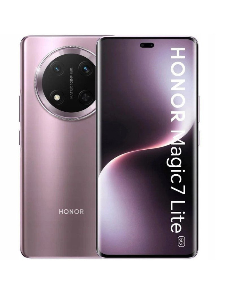 Smartphone Honor Magic 7 Lite 8GB/ 256GB/ 6.78"/ 5G/ Púrpura Titanio Smartphone Honor Magic 7 Lite 8GB/ 256GB/ 6.78"/ 5G/ Púrpura Titanio