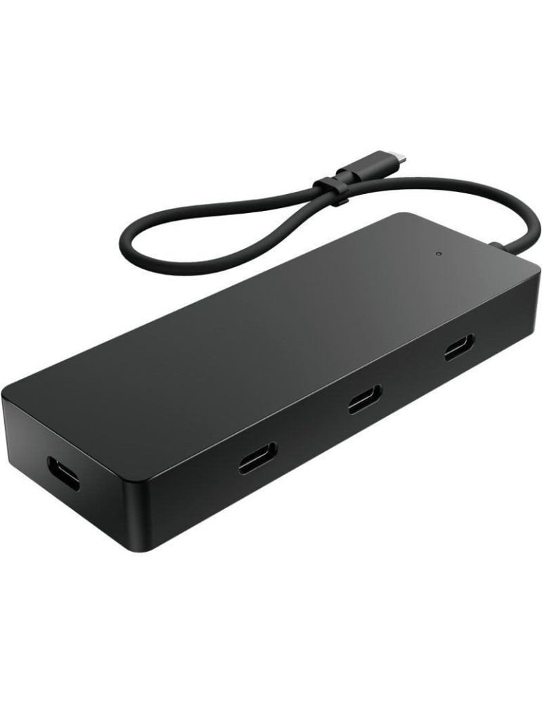 Docking USB Tipo-C HP 6G843AA/ 3xUSB Tipo-C/ 1xUSB Tipo-C PD/ Negro y Azul