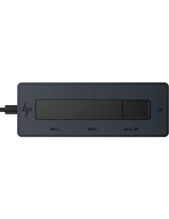 Docking USB Tipo-C HP 6G843AA/ 3xUSB Tipo-C/ 1xUSB Tipo-C PD/ Negro y Azul
