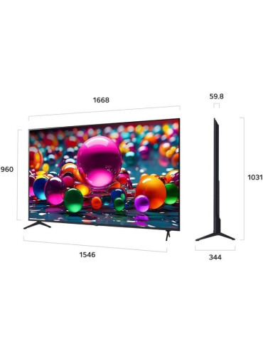 Televisor LG UHD 75UA75006LA 75"/ Ultra HD 4K/ Smart TV/ WiFi 2