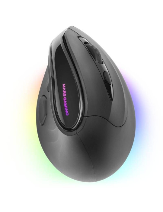 Ratón Gaming Vertical Inalámbrico Mars Gaming MM-SK/ Hasta 8400 DPI