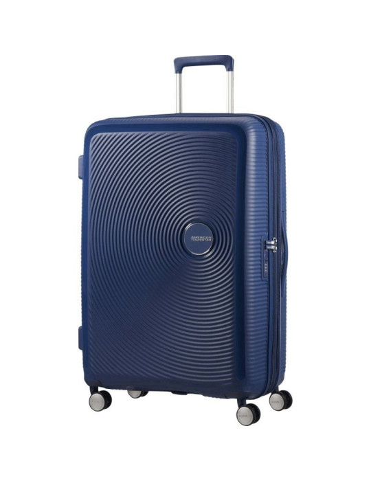 Maleta Grande American Tourister SoundBox Spinner 77cm/ 77x51.5x29.5cm/ 4 Ruedas/ Azul Marino Maleta Grande American Tourister SoundBox Spinner 77cm/ 77x51.5x29.5cm/ 4 Ruedas/ Azul Marino
