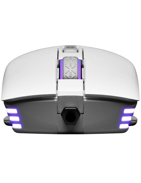Ratón Gaming EVGA X12/ Hasta 16000 DPI/ Blanco