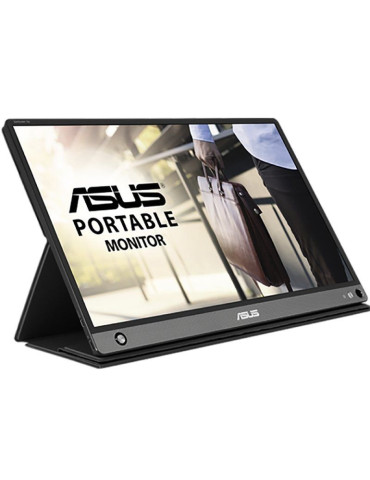 Monitor Portátil Asus ZenScreen Go MB16AHP 15.6"/ Full HD/ Multimedia/ Plata y Negro 2