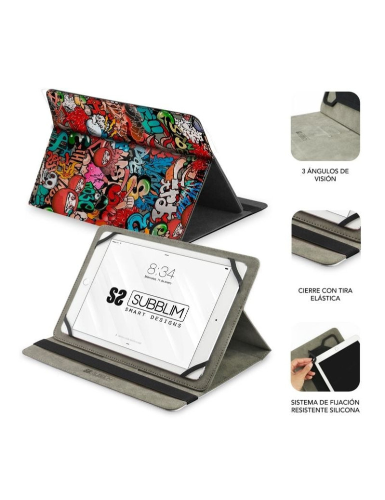 Funda Subblim Trendy Graffiti para Tablets de 9.6"-11"