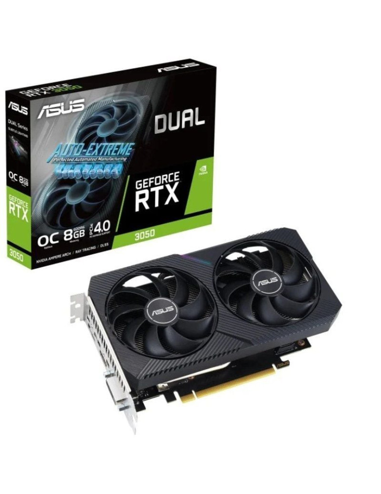 Tarjeta Gráfica Asus Dual GeForce RTX 3050 V2 OC/ 8GB GDDR6 Tarjeta Gráfica Asus Dual GeForce RTX 3050 V2 OC/ 8GB GDDR6