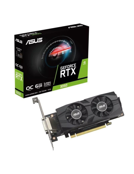 Tarjeta Gráfica Asus GeForce RTX 3050 LP BRK OC Edition/ 6GB GDDR6/ Compatible con Perfil Bajo Tarjeta Gráfica Asus GeForce RTX 3050 LP BRK OC Edition/ 6GB GDDR6/ Compatible con Perfil Bajo