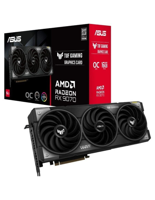 Tarjeta Gráfica Asus TUF Gaming Radeon RX 9070 OC/ 16GB GDDR6 Tarjeta Gráfica Asus TUF Gaming Radeon RX 9070 OC/ 16GB GDDR6