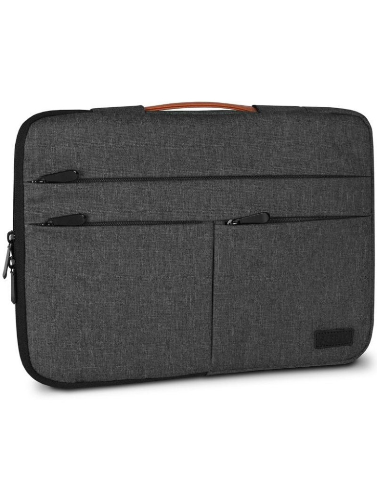 Funda Subblim Air Padding 360 Sleeve para Portátiles hasta 15.6"/ Gris Oscuro