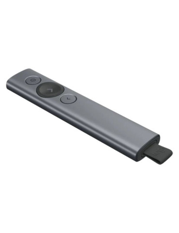 Presentador Inalámbrico por Bluetooth Logitech Spotlight Presentation Remote/ 2.4GHz/ Gris Pizarra 2