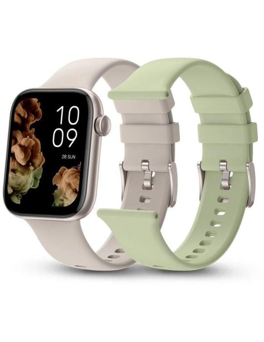 Smartwatch SPC Smartee Duo 2 9650B/ Notificaciones/ Frecuencia Cardíaca/ Blanco/ Incluye Correa Extra Smartwatch SPC Smartee Duo 2 9650B/ Notificaciones/ Frecuencia Cardíaca/ Blanco/ Incluye Correa Extra