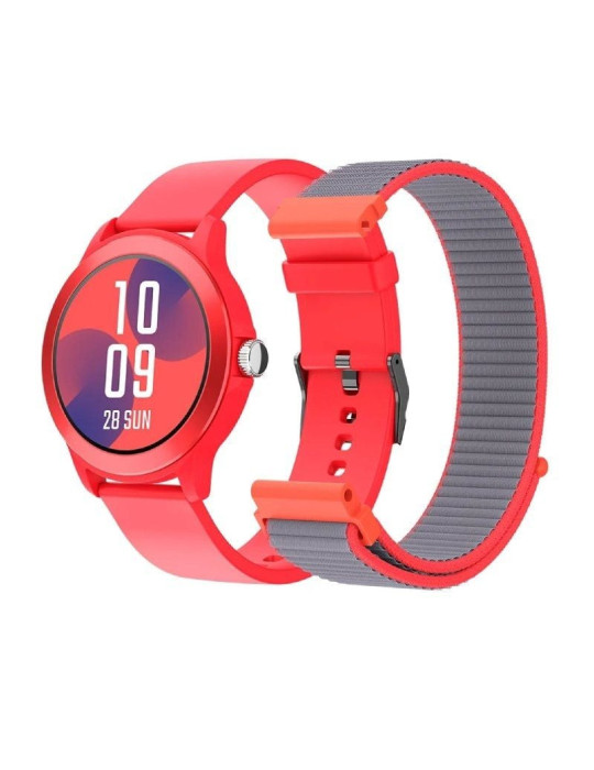 Smartwatch SPC Smartee Duo Vivo 9651R/ Notificaciones/ Frecuencia Cardíaca/ Rojo/ Incluye Correa Extra Smartwatch SPC Smartee Duo Vivo 9651R/ Notificaciones/ Frecuencia Cardíaca/ Rojo/ Incluye Correa Extra