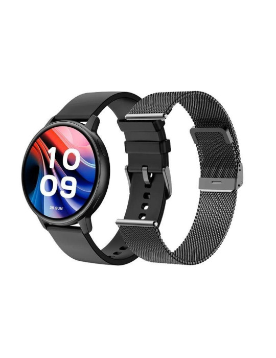 Smartwatch SPC Smartee Duo Classic 9652N/ Notificaciones/ Frecuencia Cardíaca/ Negro/ Incluye Correa Extra Smartwatch SPC Smartee Duo Classic 9652N/ Notificaciones/ Frecuencia Cardíaca/ Negro/ Incluye Correa Extra