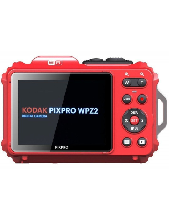 Pack Cámara Digital Kodak Pixpro WPZ2RD6 + 2 Baterías + 1 MicroSD/ 16MP/ Zoom Óptico 4x/ Rojo